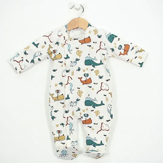 Baby sleepsuit with zipper...