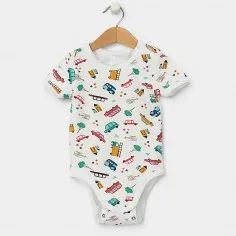 Bodysuit "Cars - white" 2