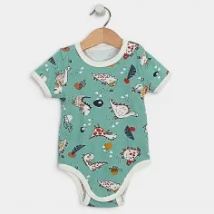 Bodysuit "Dino - green" 2