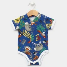 Bodysuit "Jungle - blue"