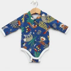 Bodysuit "Jungle - blue"