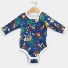 Bodysuit "Jungle - blue" 2