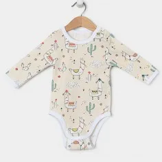 Bodysuit "Llamas - ecru" 2