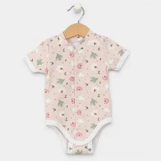 Bodysuit "Pink Birds"