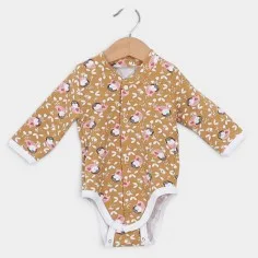 Bodysuit "Pink owls"