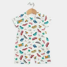Romper "Cars - white"