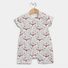 Romper "Deers - grey"