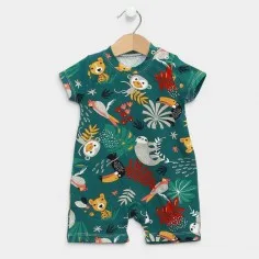 Romper "Jungle - green"