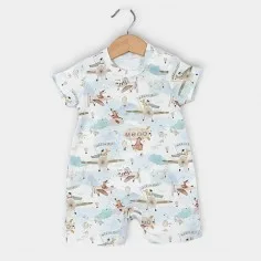 Romper "Retro Аirplanes"