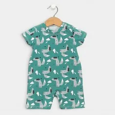 Romper "Superhero - green"