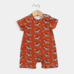 Romper "Zebra - brick"