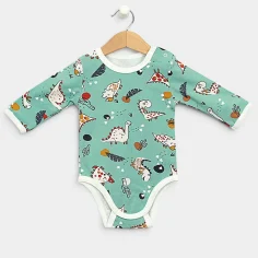 Bodysuit "Dino - green" 2