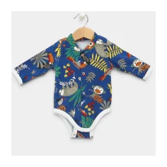 Bodysuit "Jungle - blue"