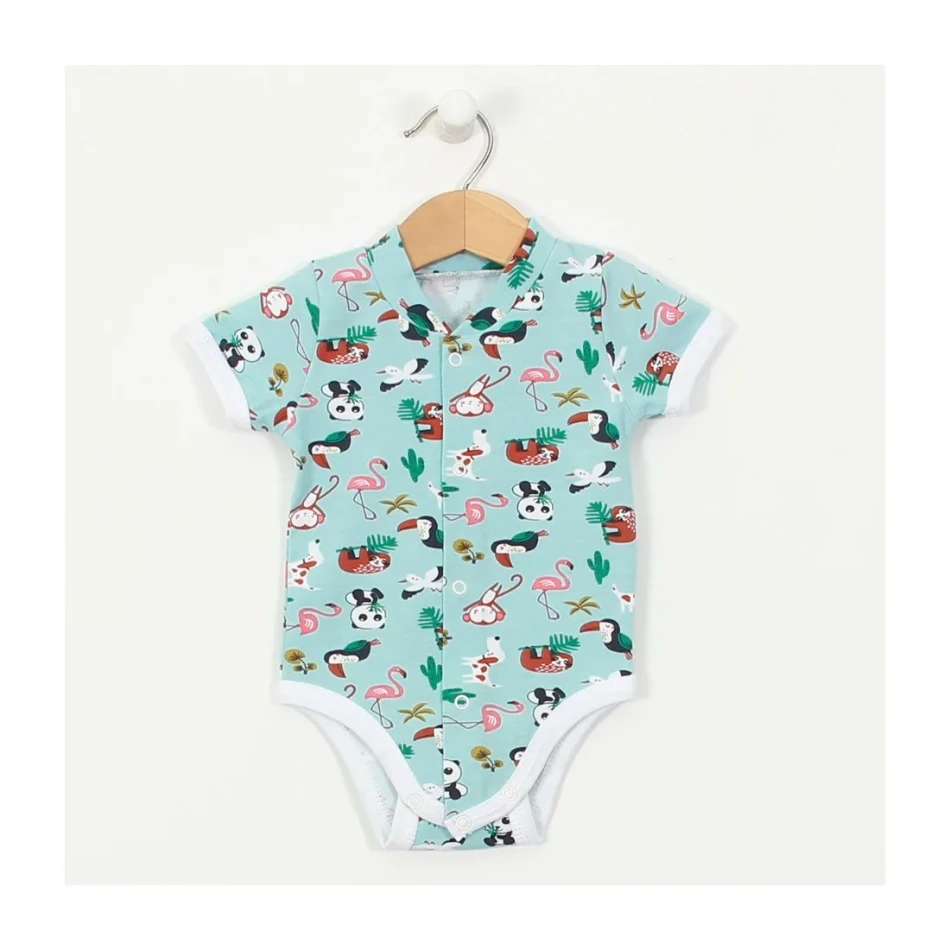 Short Sleeve Bodysuit "World Animals" Short Sleeve Bodysuit "World Animals"