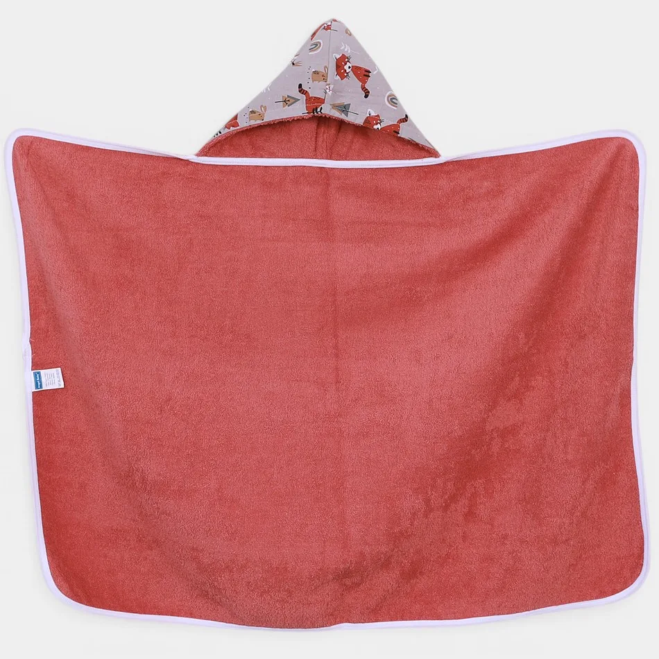 Hooded Towel "Foxes - grey" Hooded Towel "Foxes - grey"