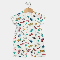 Romper "Cars - white"