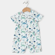Romper "Dino - blue"