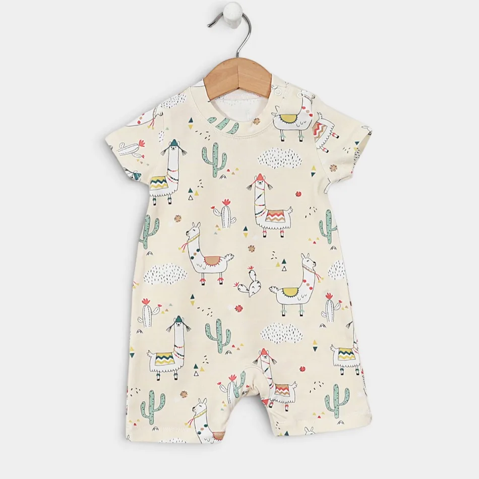 Romper "Llamas - Ecru" Romper "Llamas - Ecru"