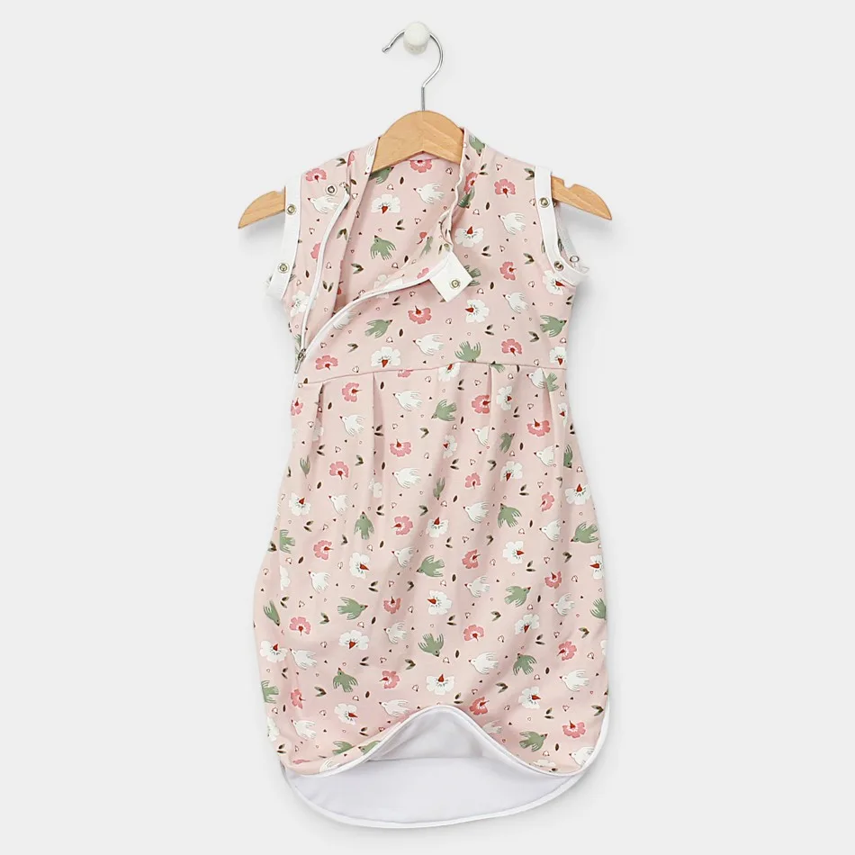 Autumn & Spring swaddle bag "Pink birds" Autumn & Spring swaddle bag "Pink birds"