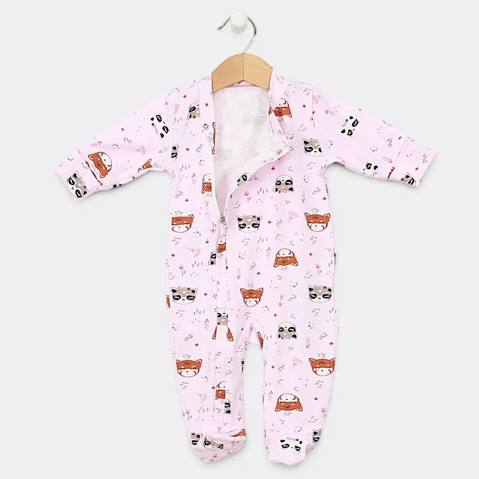 Baby sleepsuit with zipper "Cats" Baby sleepsuit with zipper "Cats"