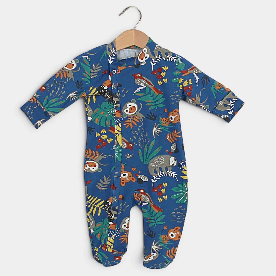 Baby sleepsuit with zipper "Sloths" Baby sleepsuit with zipper "Sloths"
