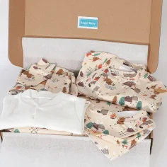 Autumn & Spring Welcome Baby Set "On a picnic with a beaver" by Angel Baby
