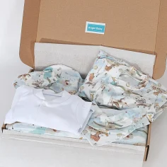 Autumn & Spring Welcome Baby Set "Retro Airplanes" by Angel Baby