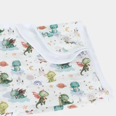 Autumn & Spring Baby Blanket "Little dragons" by Angel Baby - photo 2