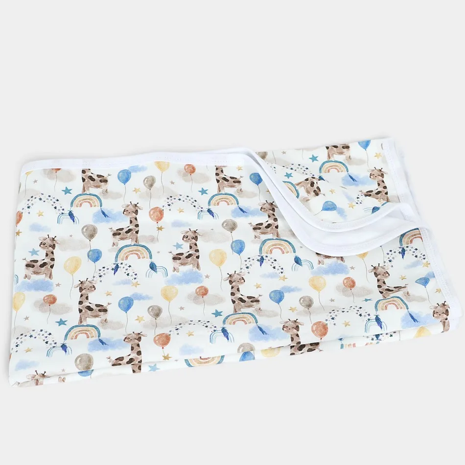 Autumn & Spring Baby Blanket "Party with Giraffes" by Angel Baby Autumn & Spring Baby Blanket "Party with Giraffes" by Angel Baby