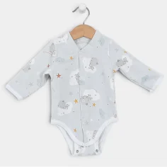 Bodysuit "Walk in the clouds - grey" by Angel Baby