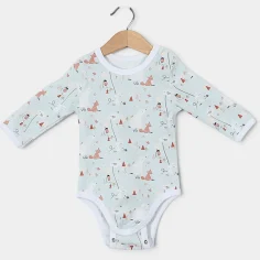 Bodysuit "Bunnies and Polar Bears" by Angel Baby - photo 2
