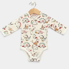 Bodysuit "Dino - ecru" by Angel Baby