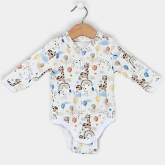 Bodysuit "Party with Giraffes" by Angel Baby