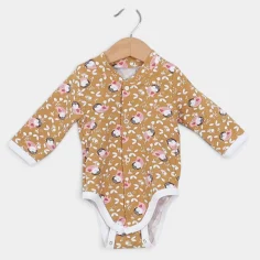 Bodysuit "Pink owls" by Angel Baby