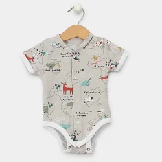 Short Sleeve Bodysuit "Traveller" by Angel Baby