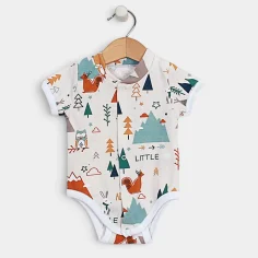 Short Sleeve Bodysuit "Wild West" by Angel Baby
