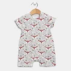 Romper "Deers - grey" by Angel Baby
