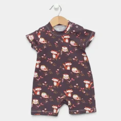 Romper "Owls - violet" by Angel Baby