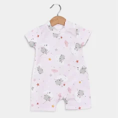 Romper "Walk in the clouds - pink" by Angel Baby