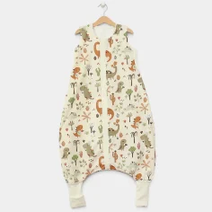 Autumn & Spring sleeping bag with feet "Dracolex - ecru" by Angel Baby