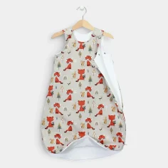Autumn & Spring sleeping bag "Foxes - grey" by Angel Baby - photo 2