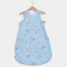 Autumn & Spring sleeping bag "In the clouds - Elephants blue" by Angel Baby