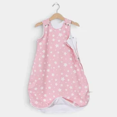 Autumn & Spring sleeping bag "Pink with Stars" by Angel Baby - photo 2
