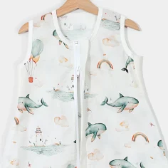Summer sleeping bag with feet "Beluga" by Angel Baby - photo 2