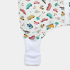 Summer sleeping bag with Feet "Cars - white" by Angel Baby - photo 3