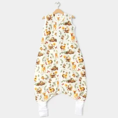 Summer sleeping bag with feet "Forest Friends" by Angel Baby
