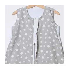 Summer sleeping bag with feet "Grey with Stars" by Angel Baby - photo 2