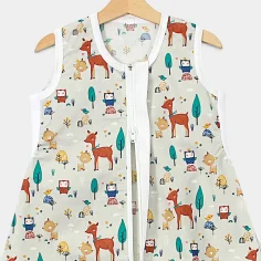 Summer sleeping bag with feet "Meeting in the Forest" by Angel Baby - photo 2