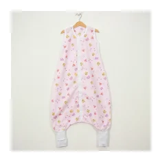 Summer sleeping bag with feet "Owls and Foxes - pink" by Angel Baby