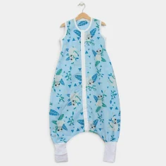 Summer sleeping bag with feet "Sloths - blue" by Angel Baby